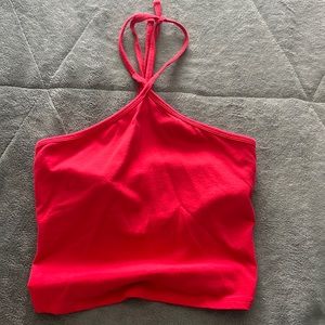 halter crop top